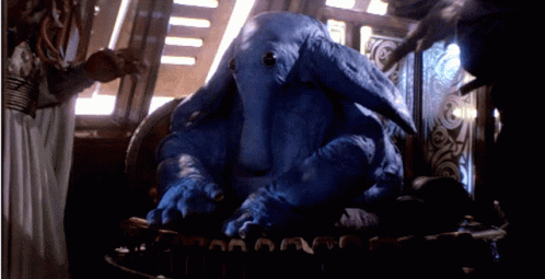 Jabba The Hut Purple Elephant GIF