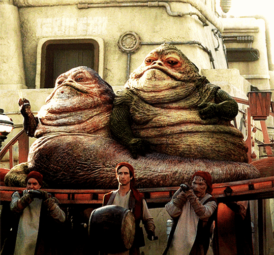 Jabba The Hut Getting Transferred GIF