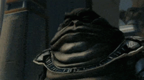 Jabba The Hut Nodding GIF