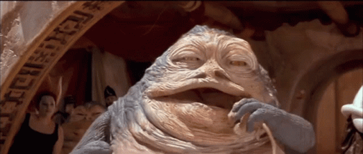 Jabba The Hut Spitting GIF