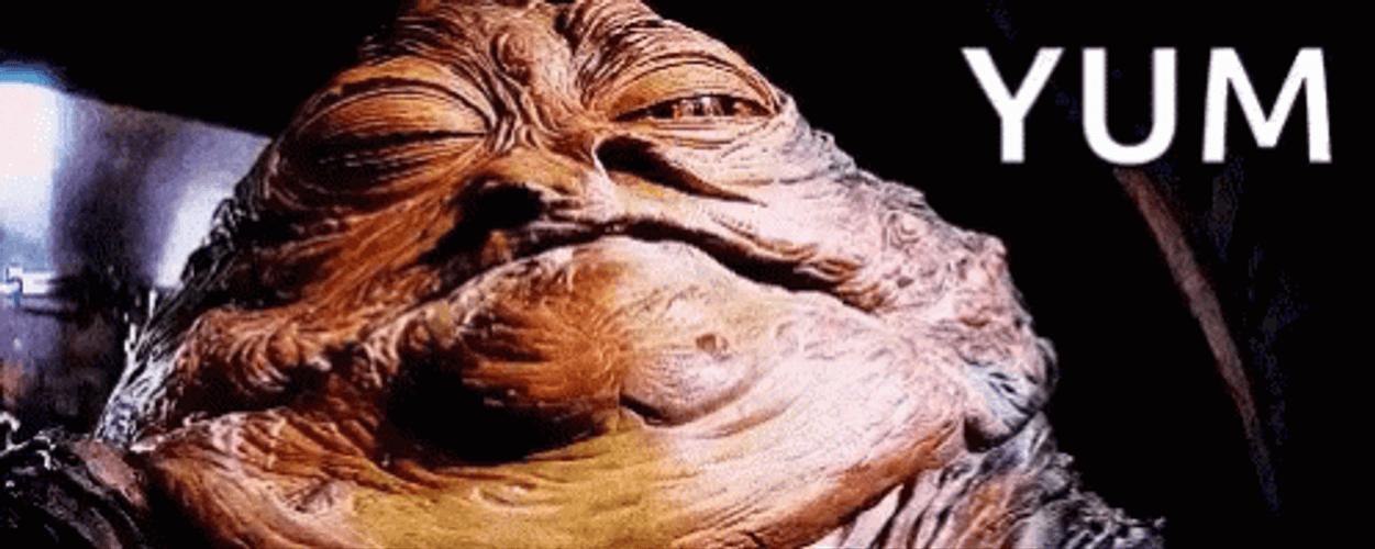 Jabba The Hut Yum  GIF