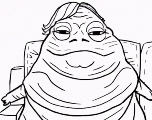 Jabba The Hutt Illustration GIF