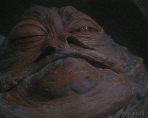 Jabba The Hutt Licking Tongue GIF