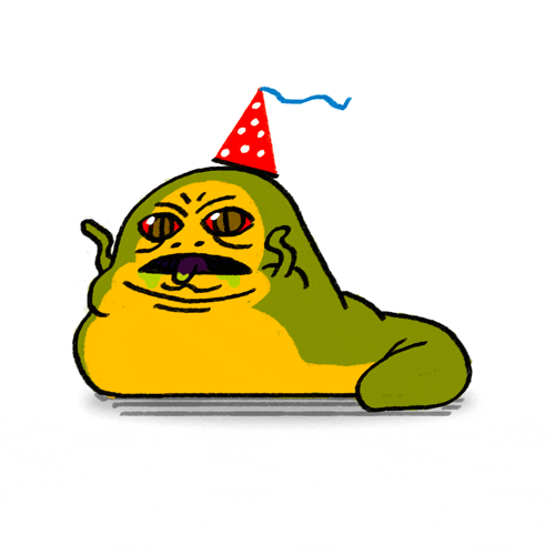 Jabba The Hutt Party Animation GIF
