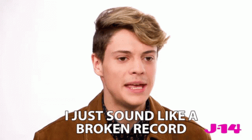 Jace Norman I Sound Like A Broken Record GIF