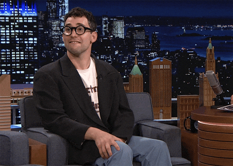 Jack Antonoff Live Interview At Night GIF