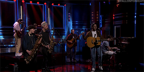 Jack Antonoff Live Singing GIF