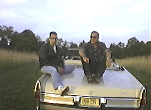 Jack Antonoff On Top Of The Car GIF