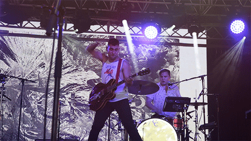 Jack Antonoff Rocking Stage GIF