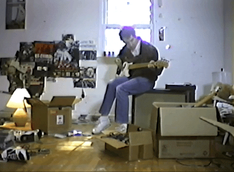 Jack Antonoff Strumming Guitar GIF
