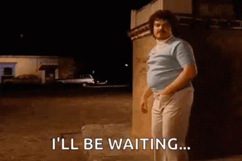 Jack Black Anxiously Waiting GIF