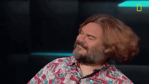 Jack Black Brain Games Show Happy Dance GIF