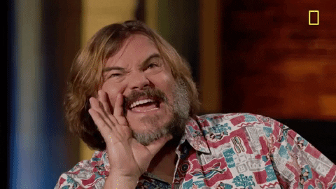 Jack Black Brain Games Show Shut Up GIF