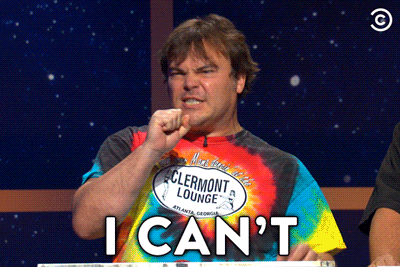 Jack Black Comedy Central I Can't Hear You GIF