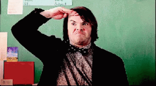 Jack Black Salute Meme GIF
