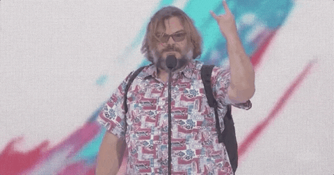 Jack Black Teen Choice Awards Rock And Roll GIF