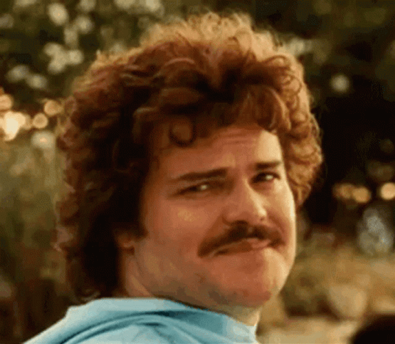 Jack Black Vintage Sarcastic Smile GIF