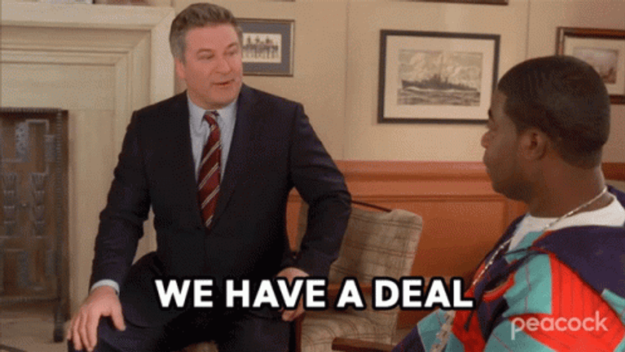 Jack Donaghy We Have A Deal GIF