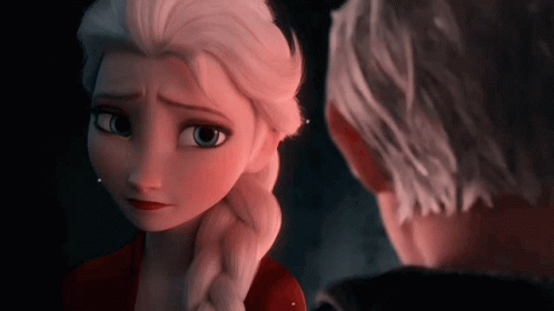 Jack Frost Understanding With Elsa GIF