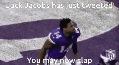 Jack Jacobs Tweets You May Now Clap Purple Field