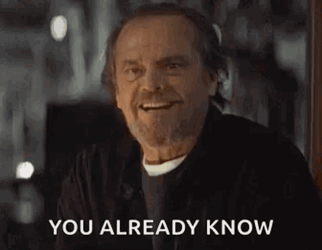 Jack Nicholson Agreeing GIF
