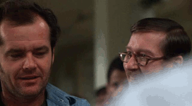 Jack Nicholson Doing Shot GIF