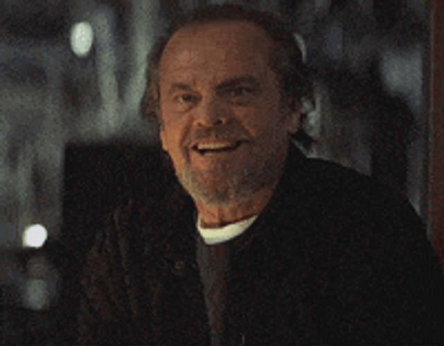 Jack Nicholson Exciting Yes Reaction GIF