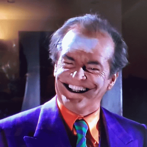 Jack Nicholson Joker Smile GIF