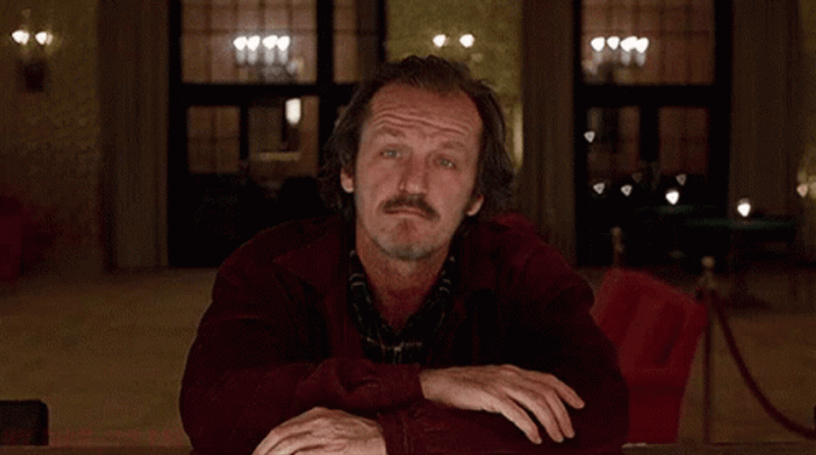 Jack Nicholson Nodding Face Swap The Shining GIF