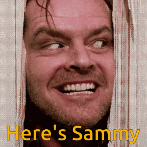 Jack Nicholson Nodding Here's Sammy Meme GIF