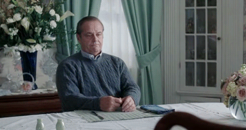 Jack Nicholson Sad Smile GIF