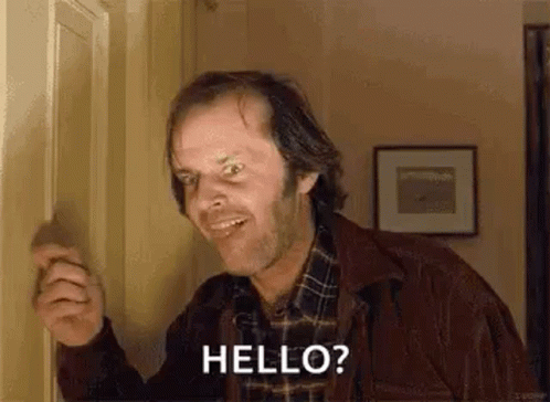Jack Nicholson Shining Horror Movie GIF