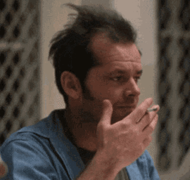 Jack Nicholson Smoking GIF