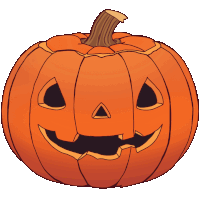 Jack-o-lantern Lit Sticker GIF