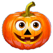Jack O Lantern With A Heart Eyes Popping Out And Tongue Out Halloween Sticker GIF