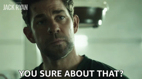 Jack Ryan Asking Are You Sure GIF