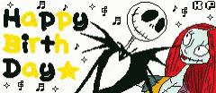 Jack Skellington Happy Birthday Sally GIF