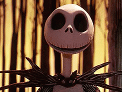 Jack Skellington Wink Stare Smile GIF
