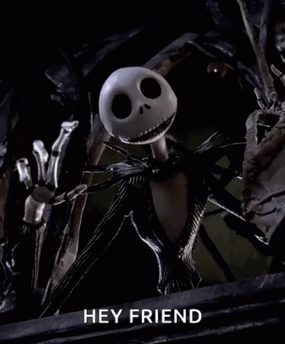 Jack Skellington Hey Friend Hello GIF