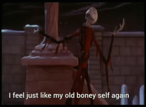 Jack Skellington Sentimental Old Self GIF