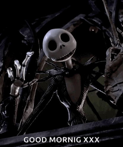 Jack Skellington Good Morning
