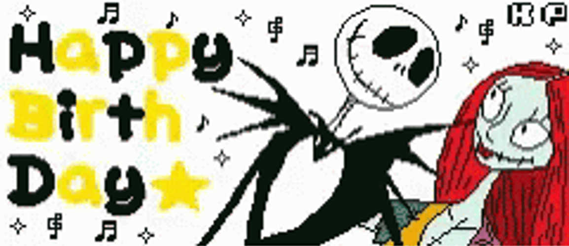 Jack Skellington Happy Birthday Sally GIF