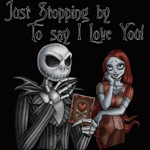 Jack Skellington Sally I Love You GIF