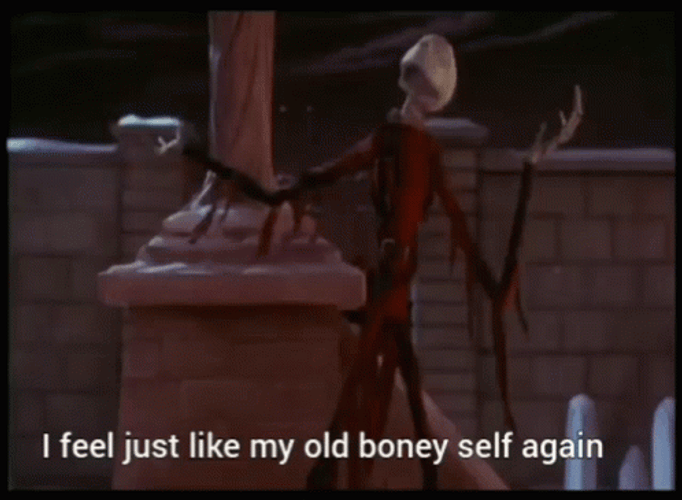 Jack Skellington Sentimental Old Self GIF