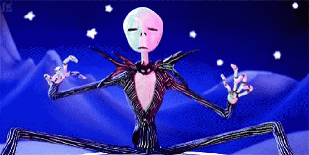 Jack Skellington Spooky Smile GIF