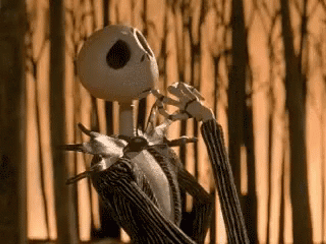 Jack Skellington Thinking Idea GIF