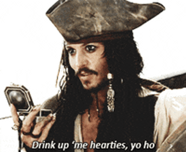 Jack Sparrow Pirate Of The Caribbean Yo Ho GIF