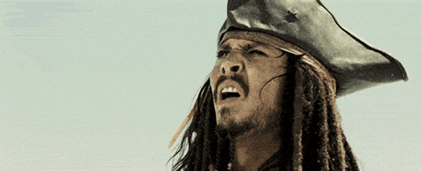 Jack Sparrow Searching In The Desert GIF