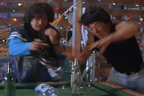 Jackie Chan Kungfu Fighting GIF