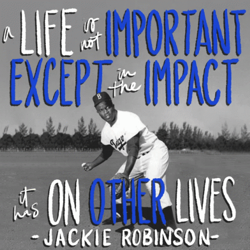 Jackie Robinson Celebrate Black History GIF